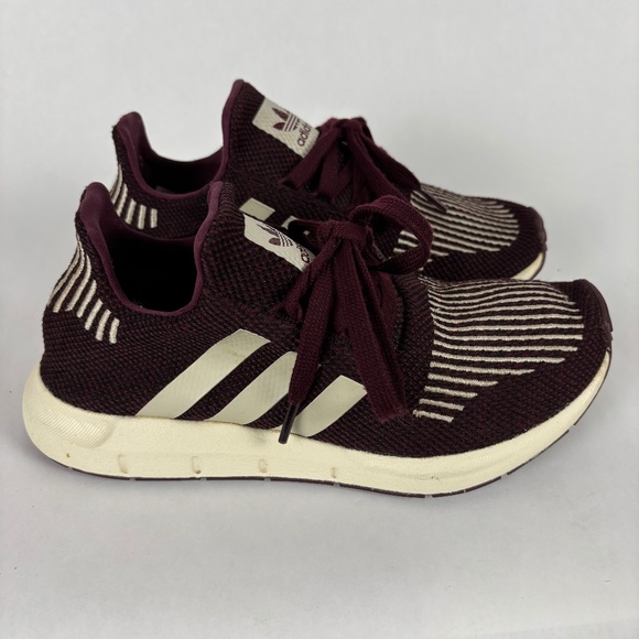 adidas Shoes - Adidas Brown and Burgundy Sneakers with Knit Upper Size 6